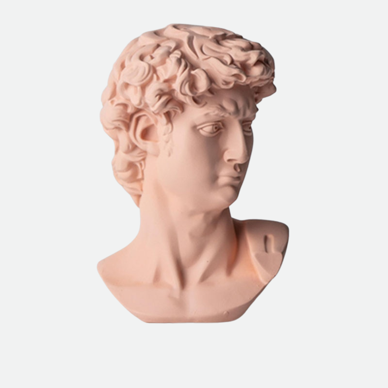 Resin Statue Sculpture Red Blue Color Home Decoration