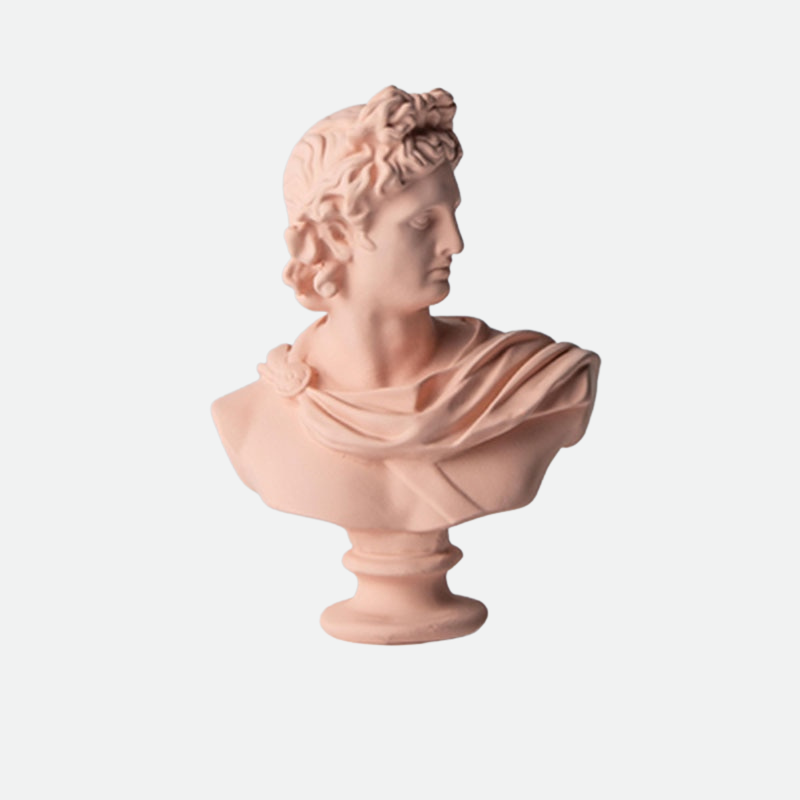 Resin Statue Sculpture Red Blue Color Home Decoration