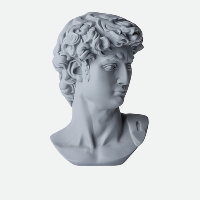Resin Statue Sculpture Red Blue Color Home Decoration