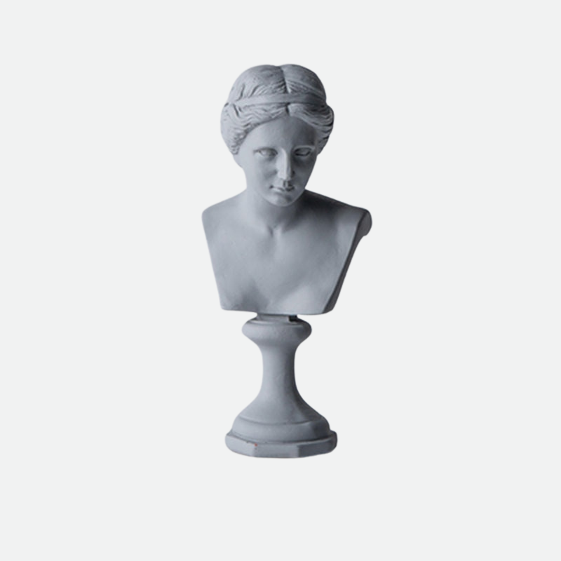 Resin Statue Sculpture Red Blue Color Home Decoration