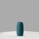 Teal Blue Green High Tube Minimalist Ceramic Vase