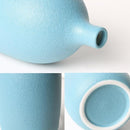 Blue Minimalist Ceramic Vase