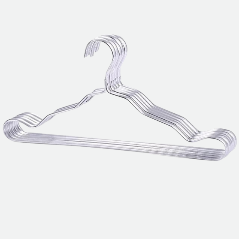 colored metal aluminum hanger clothes
