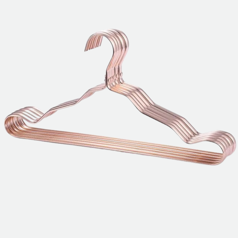 colored metal aluminum hanger clothes
