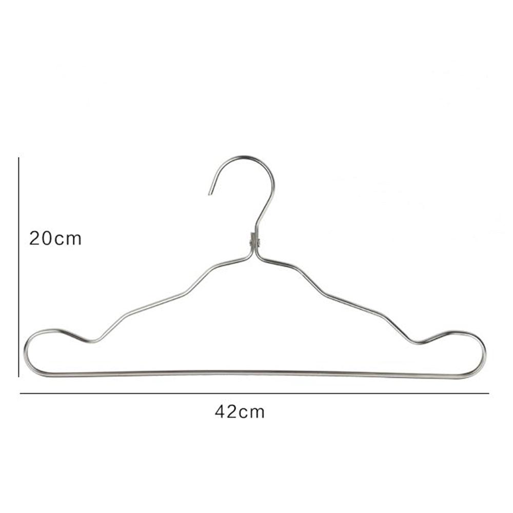 colored metal aluminum hanger clothes chrome