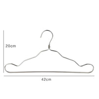colored metal aluminum hanger clothes chrome