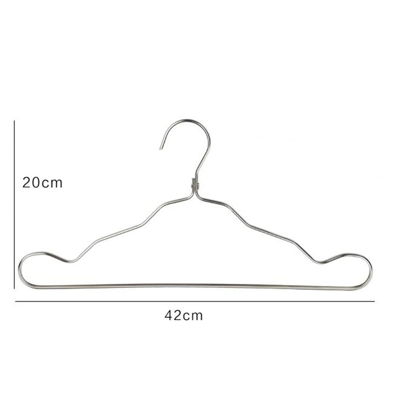 colored metal aluminum hanger clothes chrome