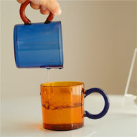 Colored Borosilicate Glass Mugs