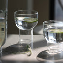 Colored Crystal Half Moon Drinkware