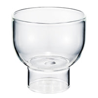round clear glass cup 