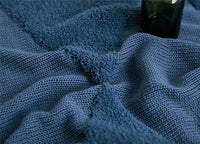 Soft Knitted Cushion Pillow Cover for Sofa Bed