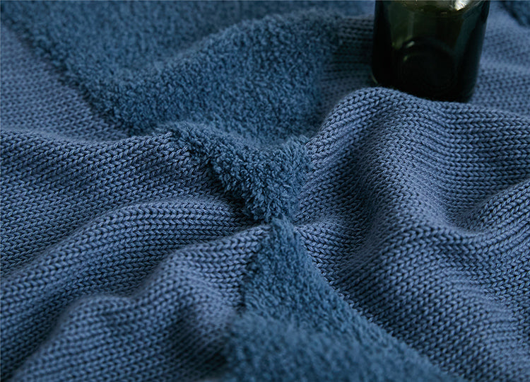 Soft Knitted Cushion Pillow Cover for Sofa Bed