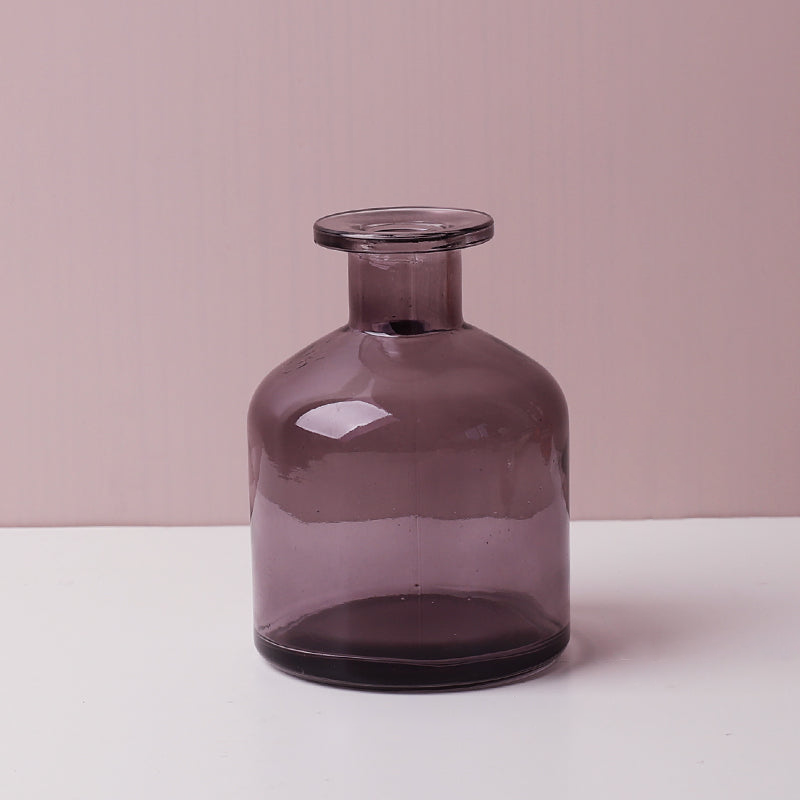 Transparent Flower Glass Vase for Decoration