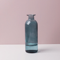 Transparent Flower Glass Vase for Decoration