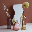 Transparent Flower Glass Vase for Decoration