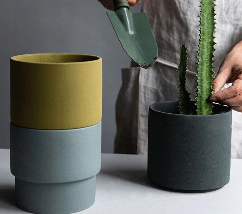 Porcelain Stackable Planters