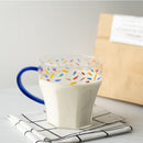 Confetti Printed Glass Mug