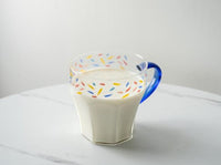 Confetti Printed Glass Mug