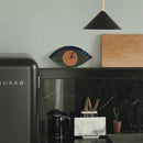 Home Wall Clock Minimalist Design Graphic Contrast Shapes