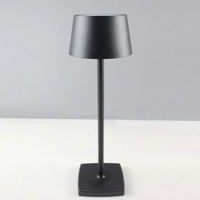 Neoz black Waterproof Table Lamp with Rechargeable Batteries