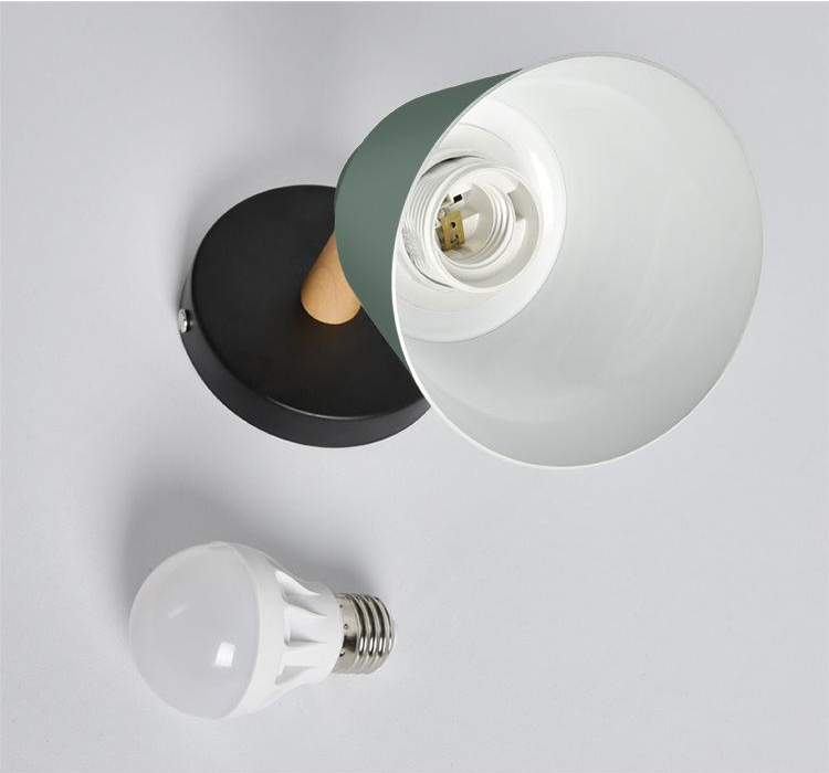 Wall Sconce black and grey