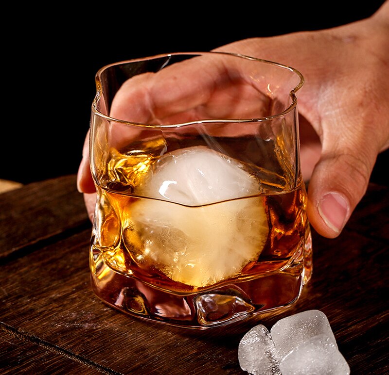 Whiskeyglas mit verzerrter Textur, 2-teiliges Set – Letifly – Letifly Lights & Decor