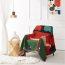 Ducks in Pasture Abstract Tapestry & Throw Blanket