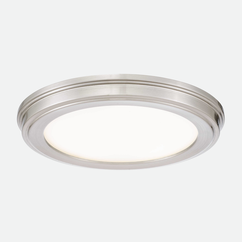 Jaine Brushed Steel Color Changing LED Ceiling Light – Set of 2