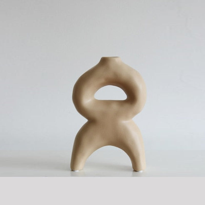 Earth Tones Handmade Ceramic Vase