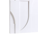 Elements Geometric MDF Wood Carved Wall Decor