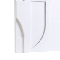 Elements Geometric MDF Wood Carved Wall Decor