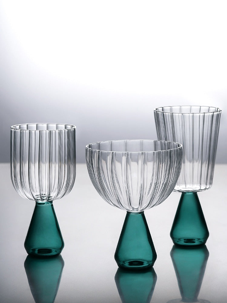 Glass Goblet Vintage Champagne Glass