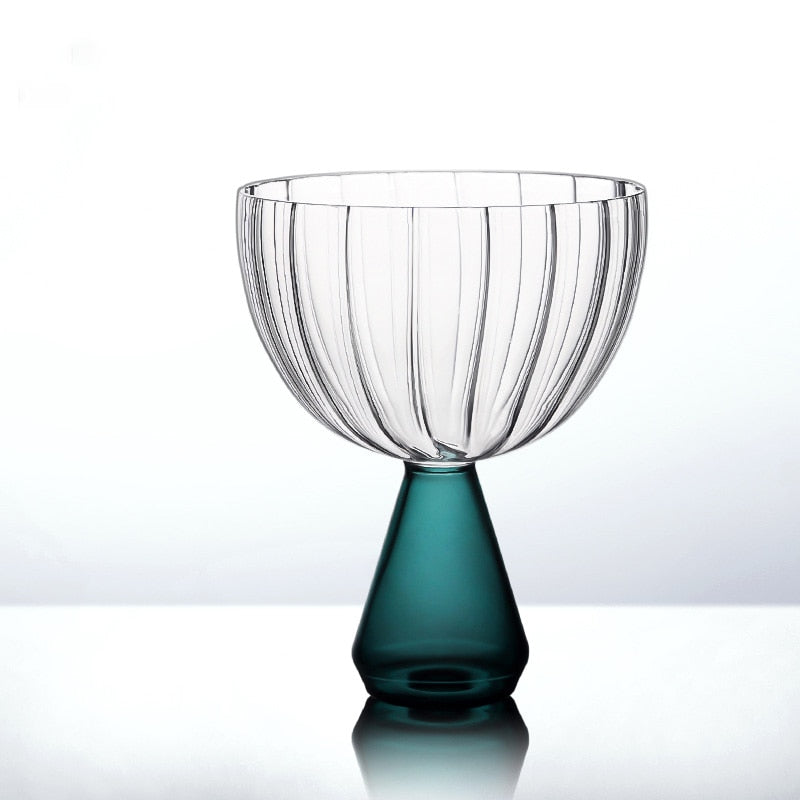 Glass Goblet Vintage Champagne Glass