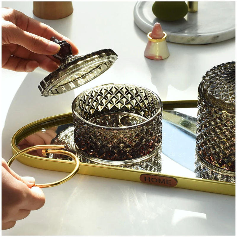 Vintage Glass Organizer
