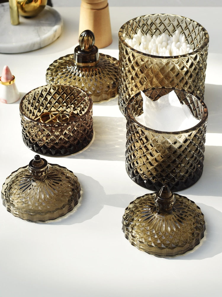 Vintage Glass Organizer