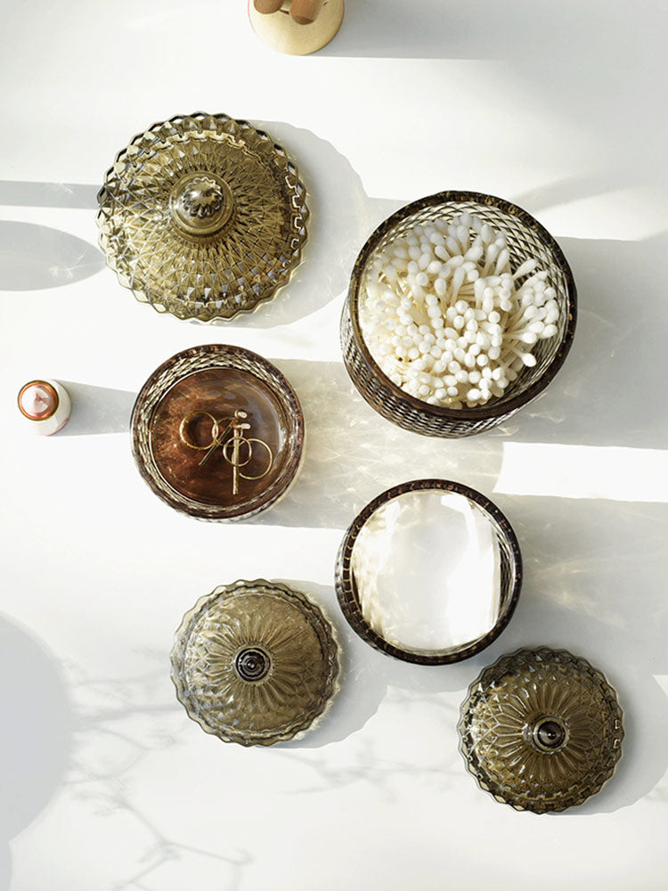 Vintage Glass Organizer