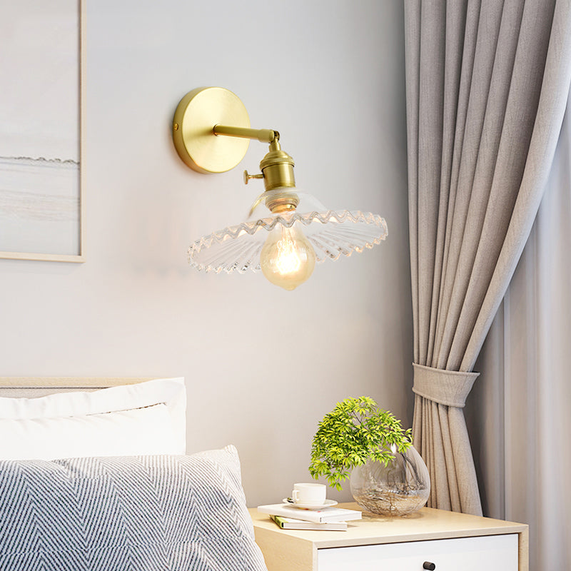 Light Sconce Glass Wall Lamp