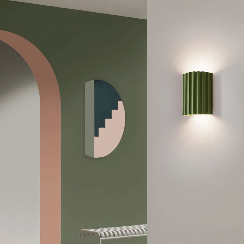 Colorful Wall Lamp Resin Ceramic Modern Lights Home Decoration
