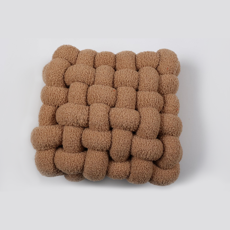Pillows & Throws Twist Seat Cushion Soft Chic Twill Grills Round Square 