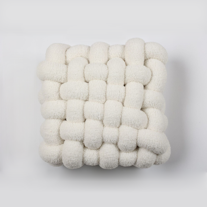Pillows & Throws Twist Seat Cushion Soft Chic Twill Grills Round Square 