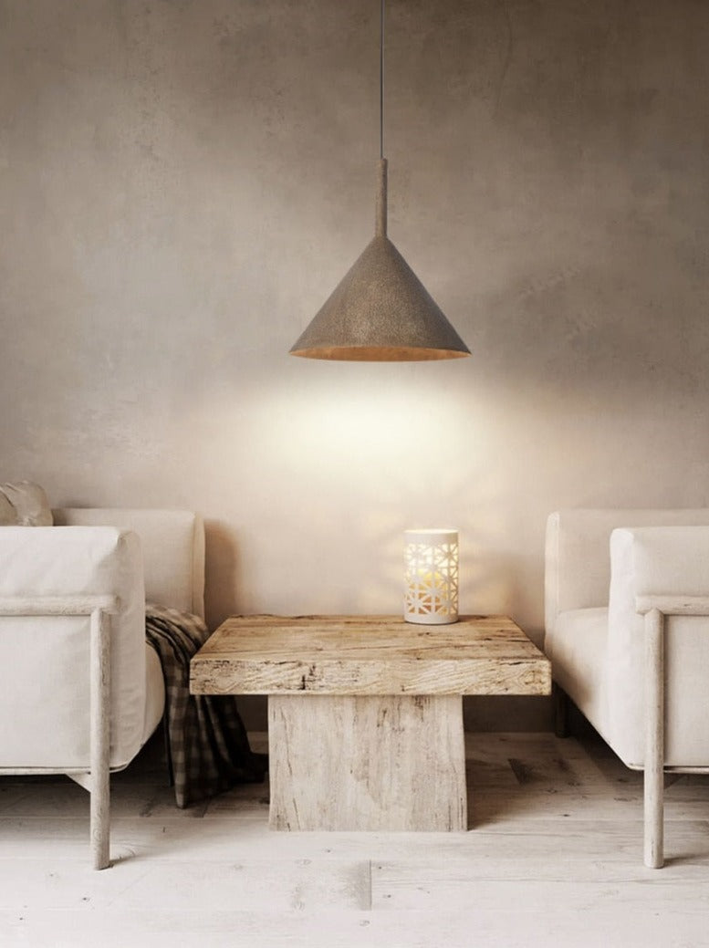 Flint Hammered Metal Pendant Lamp