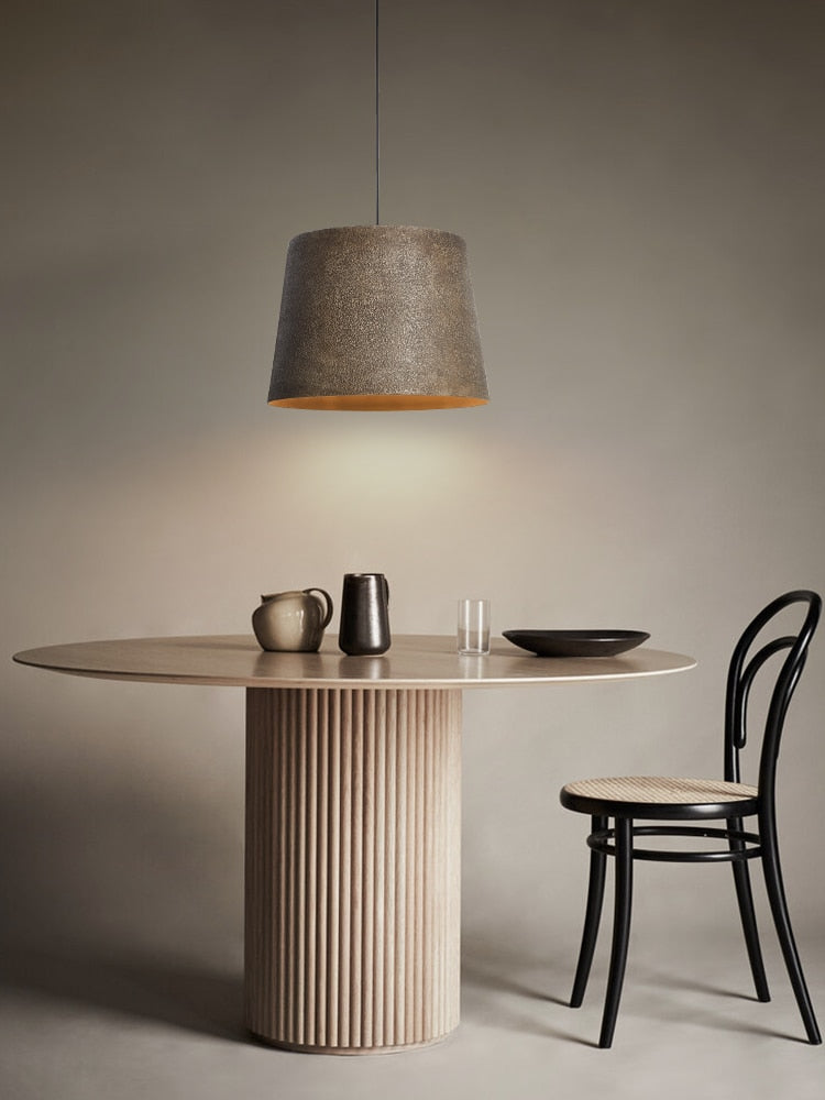 Flint Hammered Metal Pendant Lamp