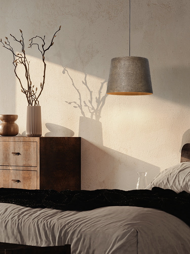 Flint Hammered Metal Pendant Lamp