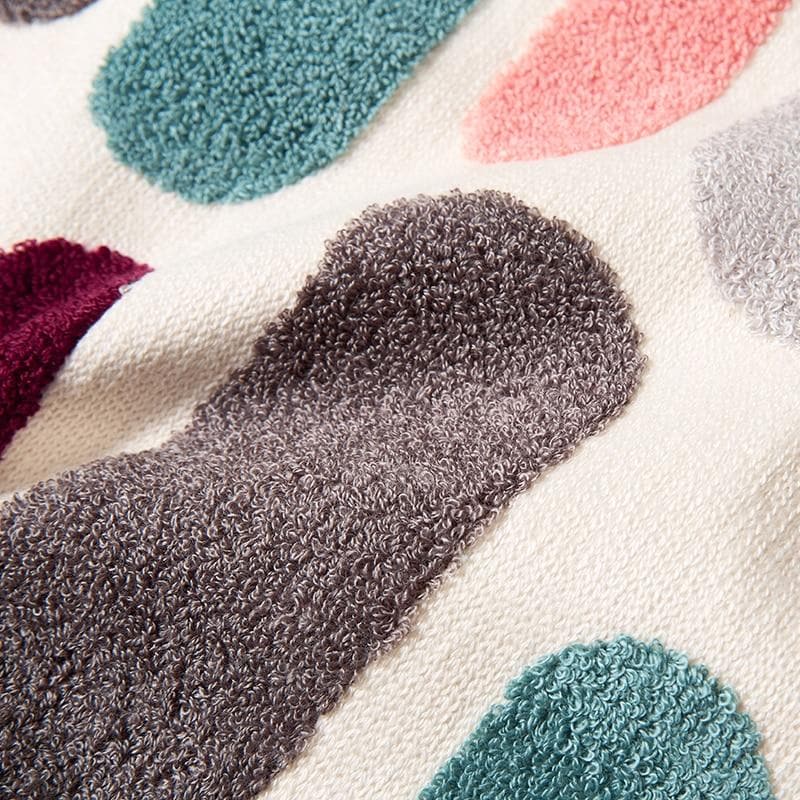 square polyester cotton woven embroidery colorful pattern cushion cover