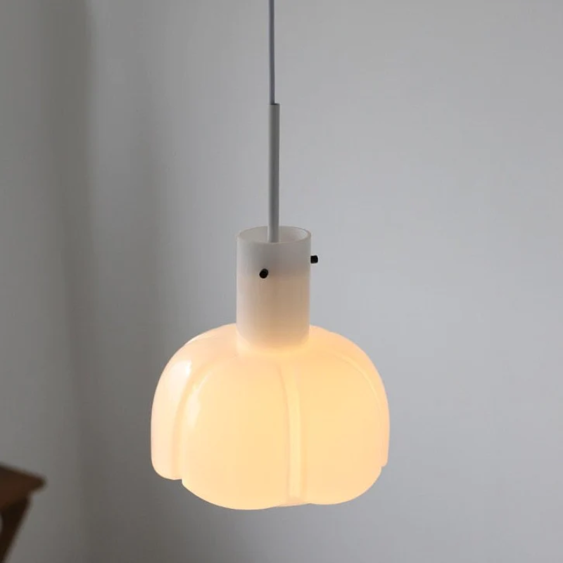 Glass Colorful Flower Bud Design Lamp