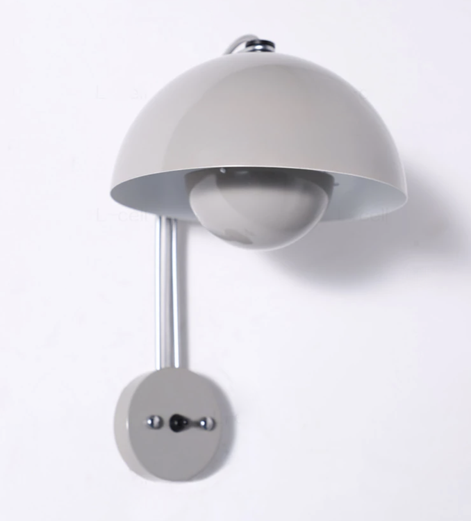 Applique murale LED en métal pot de fleurs