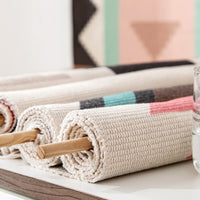 Fabric Geometric Boho Design Hanging Wall Tapestry 