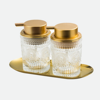 Soap Transparent Press Glass Bottle 