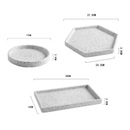 Granite concrete Trays