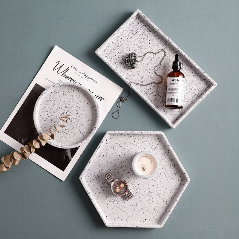 Granite concrete Trays